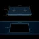 Empava 30 Inch Electric Induction Cooktop Built-In, Bridge-Sync, Smooth Glass Surface, Power Boost, Slider Touch Control, Timer, Pause Function, Child Lock, Hardwired Kitchen Appliance