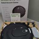 W7 Robot Vacuum and Mop Combo, 2 in 1 Mopping Robotic Vacuum Cleaner with Watertank and Dustbin, Self-Charging, Slim, Max 120mins Runtime for Hard Floor, Carpet Cleaning (Medium)