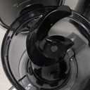 SUSTEAS Cold Press Juicer, 300W, 5.3" Large Feed Chute, 1.5L Capacity, Automatic Feeding, High Yield, Easy to Clean, Ideal for Whole Fruits & Vegetables, Black