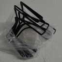 4PCS Dinnerware Bowl Plate Holder ,Bowl Holders Organizer Fit for 4.7 and 6.5 Inches Diameters Bowl, Metal Bowl Storage Dying Display Rack for Kitchen Drawer, Countertop, Cabinet, Shelf, Cupboard