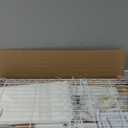 E14C Pro Heavy Duty Closet Organizer SystemFreestanding Clothing Racks for Hanging ClothesAdjustable Garment Rack 70.1"W  16.6"D  76.4"H Hold 960 lbsWhite Rack with White Dustproof Cover