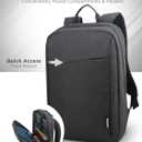 Lenovo Laptop Backpack B210, 15.6-Inch Laptop/Tablet, Durable, Water-Repellent, Lightweight, Clean Design, Sleek for Travel, Business Casual or College, GX40Q17225, Black