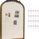 AIXI HOME Wood Antique Gold Bulletin Boards 19"x31",Ornate Vintage Cork Board for Wall Unique Display, Organization and Decor Options