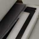 DISPLAYSWORKER Sign holder floor stand, heavy Duty Pedestal poster banner stand for display,1824 inch slide-in double sided poster sign holder floor standing for board Display (Black, 1824)