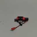 RC Crawler Winch w/Steel Wire Compatible with Traxxas TRX4 Axial SCX10 90046 RC4WD D90 Redcat Gen8 1/10 RC Crawler Car Option Part (Red)