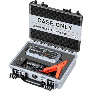 Case for NOCO Boost GB40 & GB20  Waterproof Hard Shell Carrying Case with Custom Pre-Cut Foam, Shockproof Protective Travel Box Compatible with NOCO GB40/GB20 UltraSafe Jump Starter (Case Only)