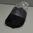 yookee home Waterproof Lunch Bag Double Layer Leakproof Neoprene Insulated Lunch Bag Freezable Black Reusable Thermal Lunch Cooler Tote Lunch Box for Boys Men Women Adult Kids for Work Outdoor (Black with Pocket)