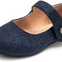 FUNKYMONKEY Toddler/Little Girl Mary Jane Dress Shoes Casual Slip on Ballet Flat, Size 3