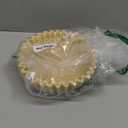Creative Co-Op Resin Fluted Bowl, Beige