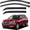 Window Visors Rain Guards Shield for 2007-2016 GMC Acadia, Out-Channel Window Vent Wind Deflectors Visors Shades for 2007-2010 Saturn Outlook 2017 Acadia Limited
