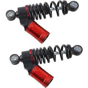 Motorcycle Shock Absorbers, Heavy Duty Aluminum Alloy, High Performance Suspension for Dirt Bike, ATV, Quad, Scooter (180mm, 400Lbs, Pair)