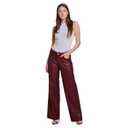 LOVER BRAND FASHION Women's High Waisted Super Stretch Faux Leather Wide Leg Pants Multiple Colors for Trendy Looks Jeans, L