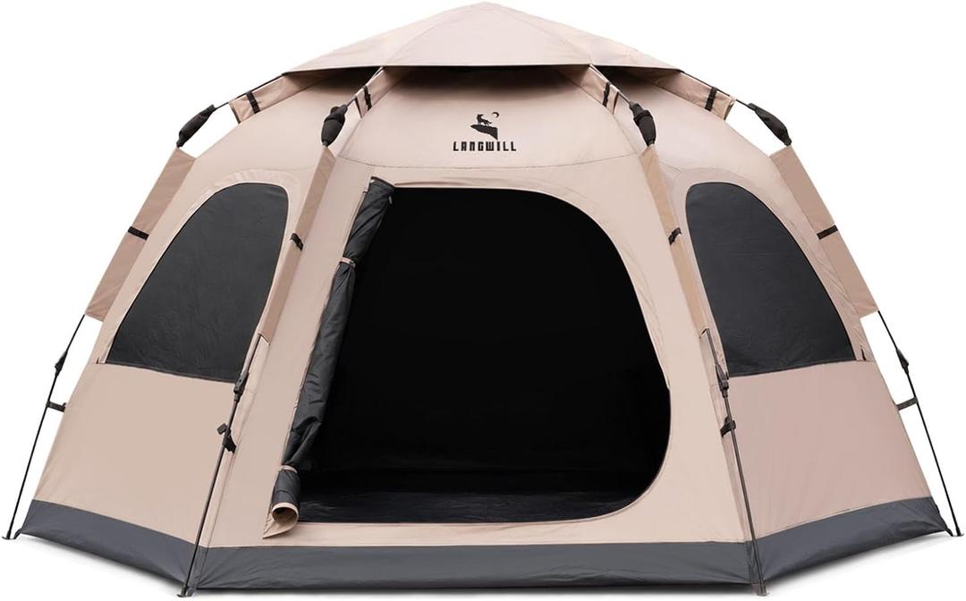 2/4 Person Blackout Easy Setup Instant Pop Up Tents for Camping