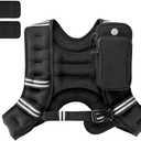 PACEARTH Weighted Vest, 8lb Weight Vest with Reflective Stripe, Body Weight Vests Adjustable for Men, Women Workout, Strength Training, Running, Walking, Jogging