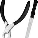 Large Dog Nail Clippers Wide Jaw Opening Heavy Duty Dog Nail Trimmer Cat Claw Clippers(Black)