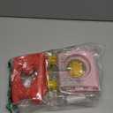 3PCS Sandwich Cutter and Sealer,Sandwich Cutters for Kids Lunch,Crustless Sandwich Cutter,Cookie Cutter for Children Lunchbox and Bento Box (Pink Round+Red Heart+Yellow Square)