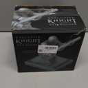 Spakon Knight Pen Holder with 2 Pens Resin Desk Organizers and Accessories Funny Executive Pen Stand Fancy Cool Office Gadgets Cool Desk Decorations for Men Home Supplies(Classic,Iron)