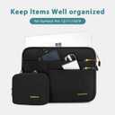 Omnpak Surface Pro 11 Case,13 inch Laptop Sleeve for Surface Pro 12/11/10/9/8/X/7/6/5/4/3 with Side Handle Strap and Accessory Pocket,Recycled PET Laptop Carrying Bag