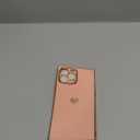 Tzomsze Compatible with iPhone 13 Pro Max Case,Cute Aesthetic Camera Lens Protection &Electroplate Reinforced Corners TPU Case-Pink