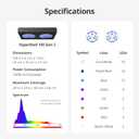 NICREW HyperReef 100 Gen 2 Reef LED Light, 100W Reef Aquarium Lighting for SPS LPS Corals and Saltwater Fish Tanks, Enhanced Violet and Blue Spectrum, Wide Angle Lens, 5 Channels Fully Programmable