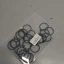 24 Pack Metal Curtain Rings with Eyelets, 1.5 inch Inner Diameter Drapery Rings Apply for Curtain Rods(Fits Up to 1 1/4-Inch Rod)