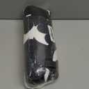 Gothic Bat Pattern Throw Blanket - Soft Flannel, Spooky Home Decor for Couch & Bed (50" x 60").