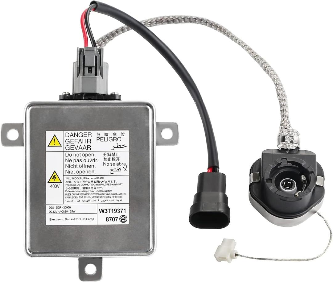 WMPHE HID Headlight Ballast Replacement for W3T19371 W3T15671 Compatible with Acura TL TSX RDX ZDX MDX CSX ILX Honda Accord CR-V Fit Odyssey Mazda 2/3/5 CX-5 CX-9 Mitsubishi Outlander Lancer Evolution