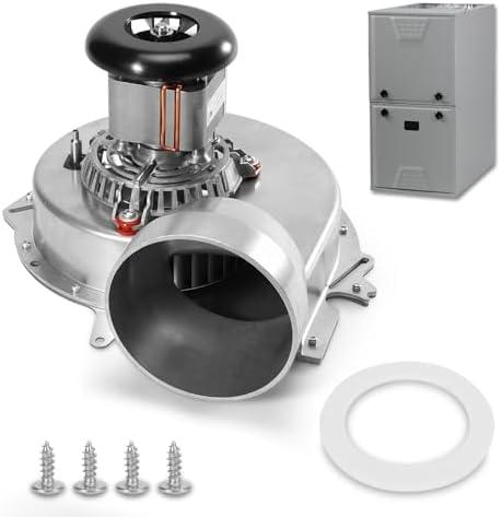 Kelmado A983 1014433 Furnace Draft Inducer Exhaust Vent Venter Blower Motor Compatible with Fasco 70582726, ICP/Intercity Products 1014529 119290-00 115V 60Hz 1.5A 3000RPM Ball Bearings Gasket