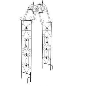 1. GO Steel Garden Arch, 8'1" High x 4'2" Wide, Garden Arbor for Various Climbing Plant, 16 x 50 x 97 inches