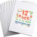 Kathfly 12 Pack White Acid Free Double Sided Foam Boards, 30 x 40 x 3/16 in
