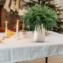 Christmas Norfolk Pine Stems -18Inch Artificial Christmas Green Plants Branch Faux Greenery Branches Pine Picks for Vase DIY Crafts Xmas Garland Wreath Indoor Outdoor Home Holiday Decor (12)