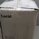 LUCID 4 Inch Gel Memory Foam Mattress Topper-Ventilated Design-Ultra Plush-Queen