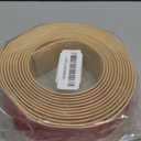 16.4Ft Floor Transition Strip Self Adhesive Vinyl Cover Floor Strip Flat Divider Transition Strip Wood Grain Design for Laminate Floor Gaps and Doorway Transitions (16.4Ft x 2 Inch, Beige)