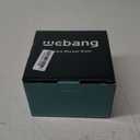 WEBANG 4 Inch Square Shower Floor Drain with Flange,Quadrato Pattern Grate Removable,Food-Grade SUS 304 Stainless Steel,Watermark&CUPC Certified,Brushed Nickel