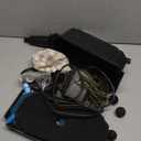 Antfraer Pond Filter with RGB Auto-Cycle LED Lights, Pond Filters for Outdoor Ponds Built In 660GPH Pond Pump, Pond Filter Box Suitable for Garden, Fountain, Pond, Waterfall, Aquarium-Corded Electric