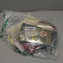 Personalized Christmas Stockings, 18 Inches Hanging Stockings with DIY Gingerbread Man Name Tags, Large Size Knitted Christmas Stockings for Mantels, Xmas Tree Family Holiday Decor-3 Pack-Red, Green, White