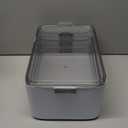 funest 4Tier Medicine Storage Box Cabinet, Empty First Aid Kit Portable Medical Supply Organizer with Leather Handle for Home