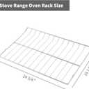 DG75-01001C Oven Rack Replacement Parts for Samsung Stove Oven 304 Stainless Steel Rack Flat DG75-01001D NX58H9500WS NX60A6511SS Samsung Range Oven Accessories Wire Rack 24 3/4 x 16 1/2 Oven Rack