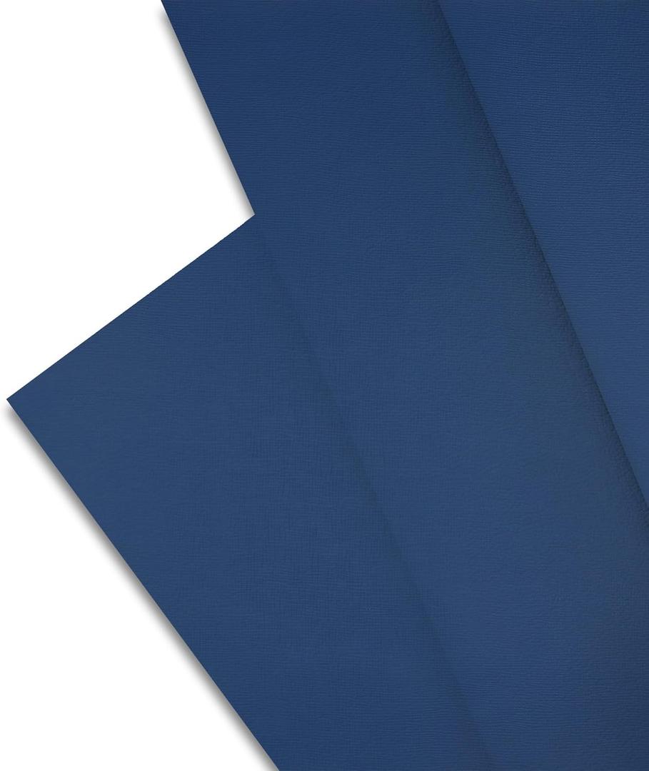 Majestic Giftware PVC Faux Leather Fabric 4 Yard (CFE23-54X144)| Royal Blue Synthetic Vinyl Faux Leather Sheets by The Yard for DIY Crafts, Upholstery | Waterproof & Easy to Clean - 54" X 144" (E23-royal Blue)