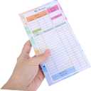 Veemoon A6 Budget Planner Inserts 14 Sheets Monthly Weekly Expense Binder Refills 6 Rings for Cash Envelope Organizing and Budgeting