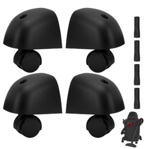 Heavy Duty Caster Wheels with Caster Foot Kit for Shop Vac Vacuum A & B Cleaner, Part Number 8568000 8568009 8568010 8568011 Smooth Movement and Stability