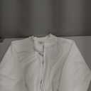 Modal Soft Full-Zip Bomber Jacket for Women Long Sleeve Casual Fall Outfit Crop Top with Pockets, Ivory, S