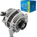 PHILTOP Alternator Compatible with Ford Fusion 2006-2009 3.0L, Mercury Milan 2006-2009 3.0L, Lincoln Zephyr 2006 High Amp Alternators Replace 11173N 12V 150Amp CW S6 6-Groove Pulley