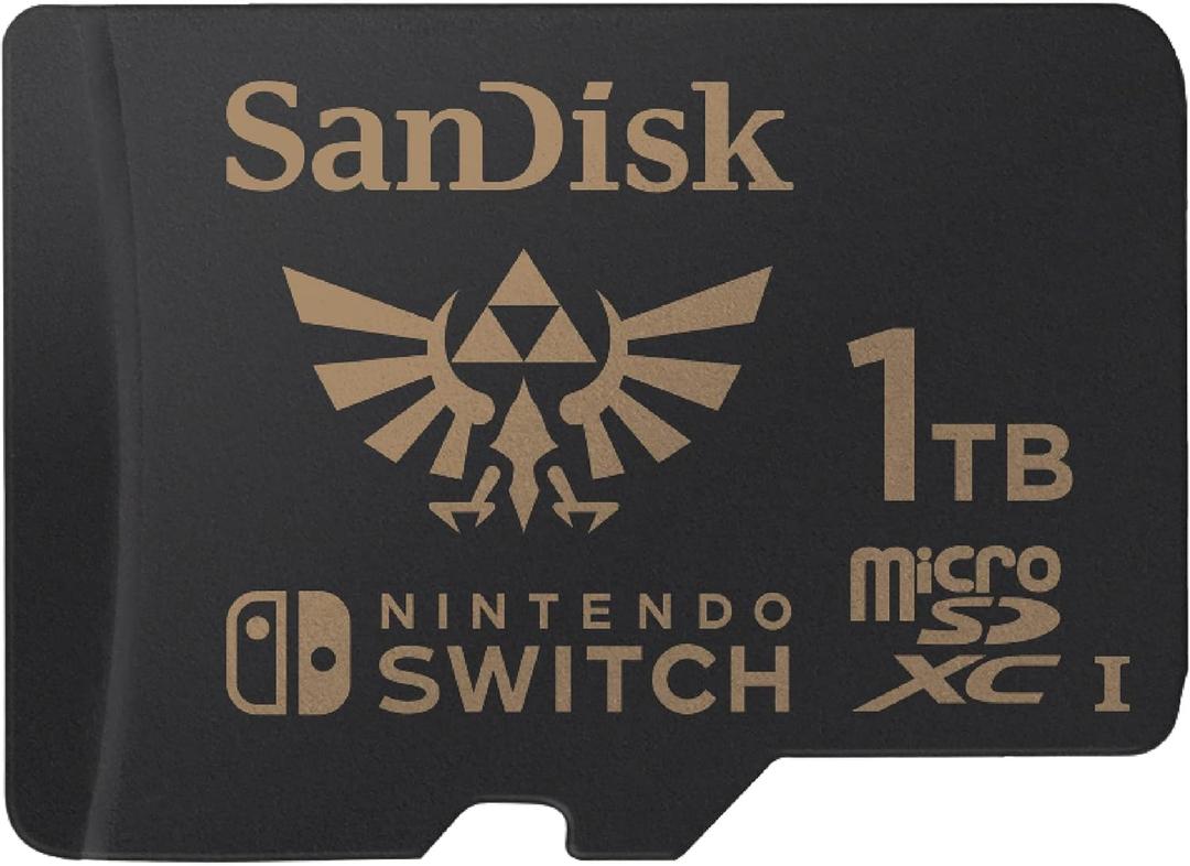 SanDisk 1TB microSD-Card Licensed for Nintendo-Switch - Made for Nintendo-Switch 1, OLED, and Lite - SDSQXAO-1T00-GN6ZN