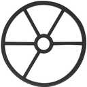 AppliaFit Valve Seat Gasket Compatible with Hayward SPX0715D for Hayward 2-Inch Multi-Port Vari-Flo SP715 & SP716 Series Valves (1-Pack)