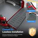 Xipoo Tailgate Mat Cargo Mat Compatible with 2019-2026 Dodge Ram 1500 TPE Tailgate Liner Cargo Liner Replacement for 2019-2026 Dodge Ram 1500 Accessories(Tailgate Mat)
