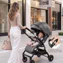 Firstness Lightweight Stroller for Toddlers Baby Foldable Stroller, Grey