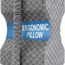 UJPFEO Knee Pillow for Side Sleepers, Leg Pillow for Sciatica, Back, HIPS, Knees, Joints Pain Relief,Pillows for Between Legs While Sleeping Spine Alignment Support & Relieves Pressure