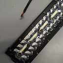 LANGBO-20-Inch Triple-Row LED Light Bar, 120W Ultra-Bright Off-Road Light, 12,000 Lumens Spot & Flood Combo, 12V Wiring Harness for Pickup, SUV, ATV, UTV, Roof, Bumper, Driving Fog Lights