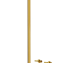 Solid Straight Pull Handle Aluminum Material, Polished Brass Finish 43.5 , 39.8